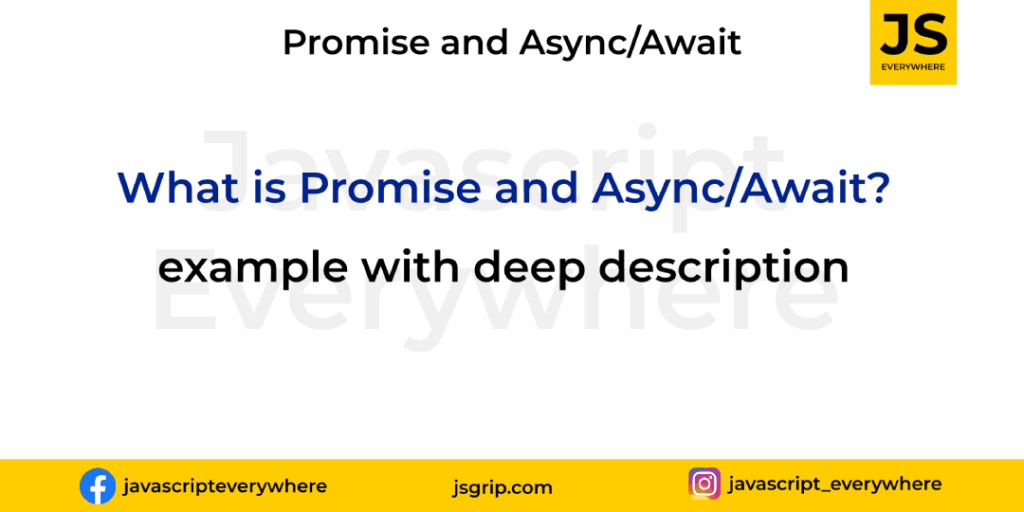 What is promise and Asyns/Await?