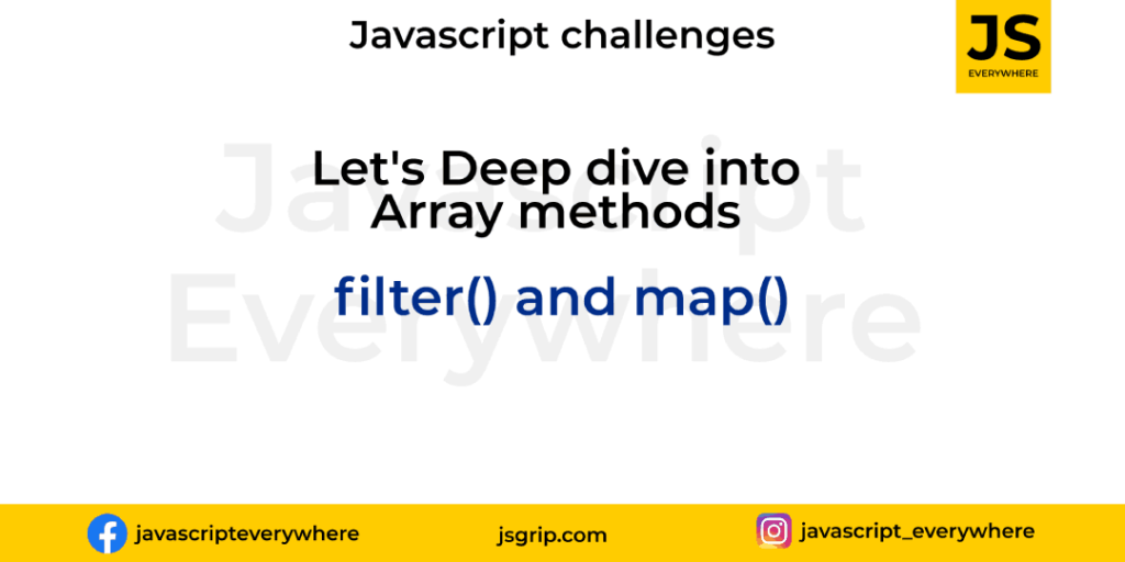 Array: filter and map method