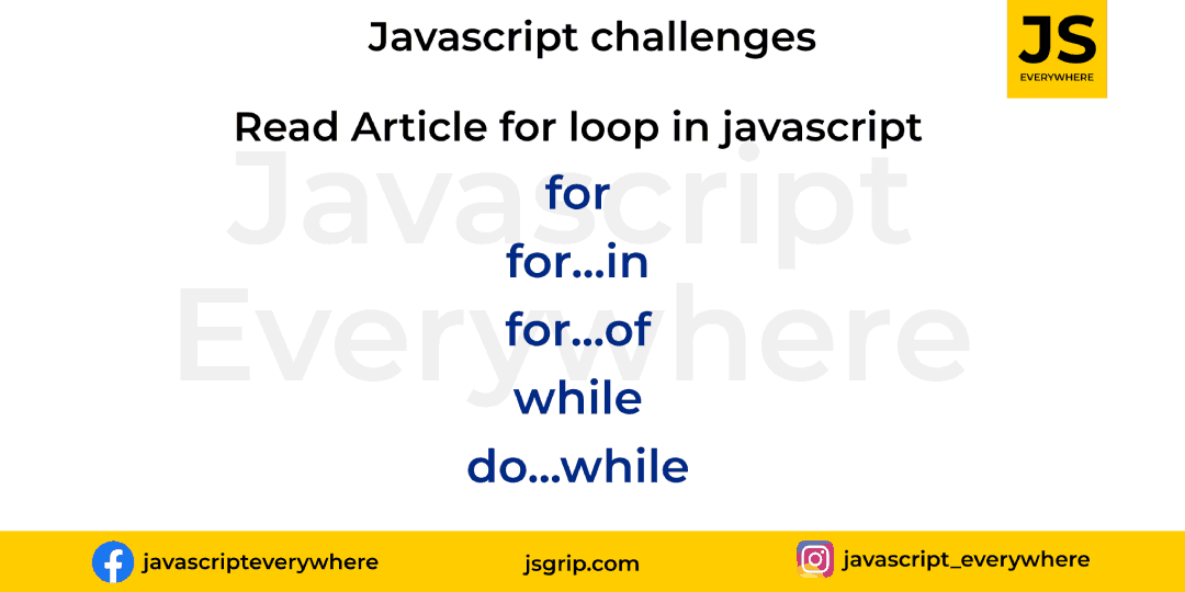 Javascript loops